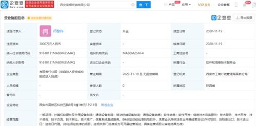 西安荣耀终端公司成立 由深圳市智信新信息技术全资控股